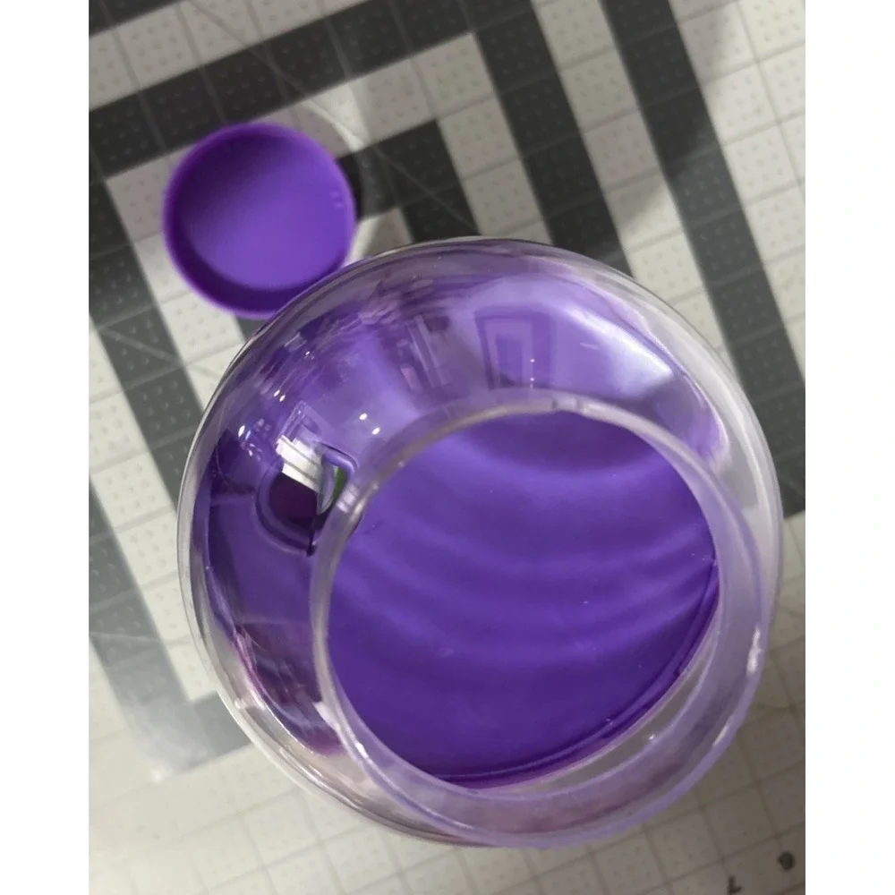 Chuck E Cheese Gumball Machine Marble Candy Purple Green Plastic Fun Toy